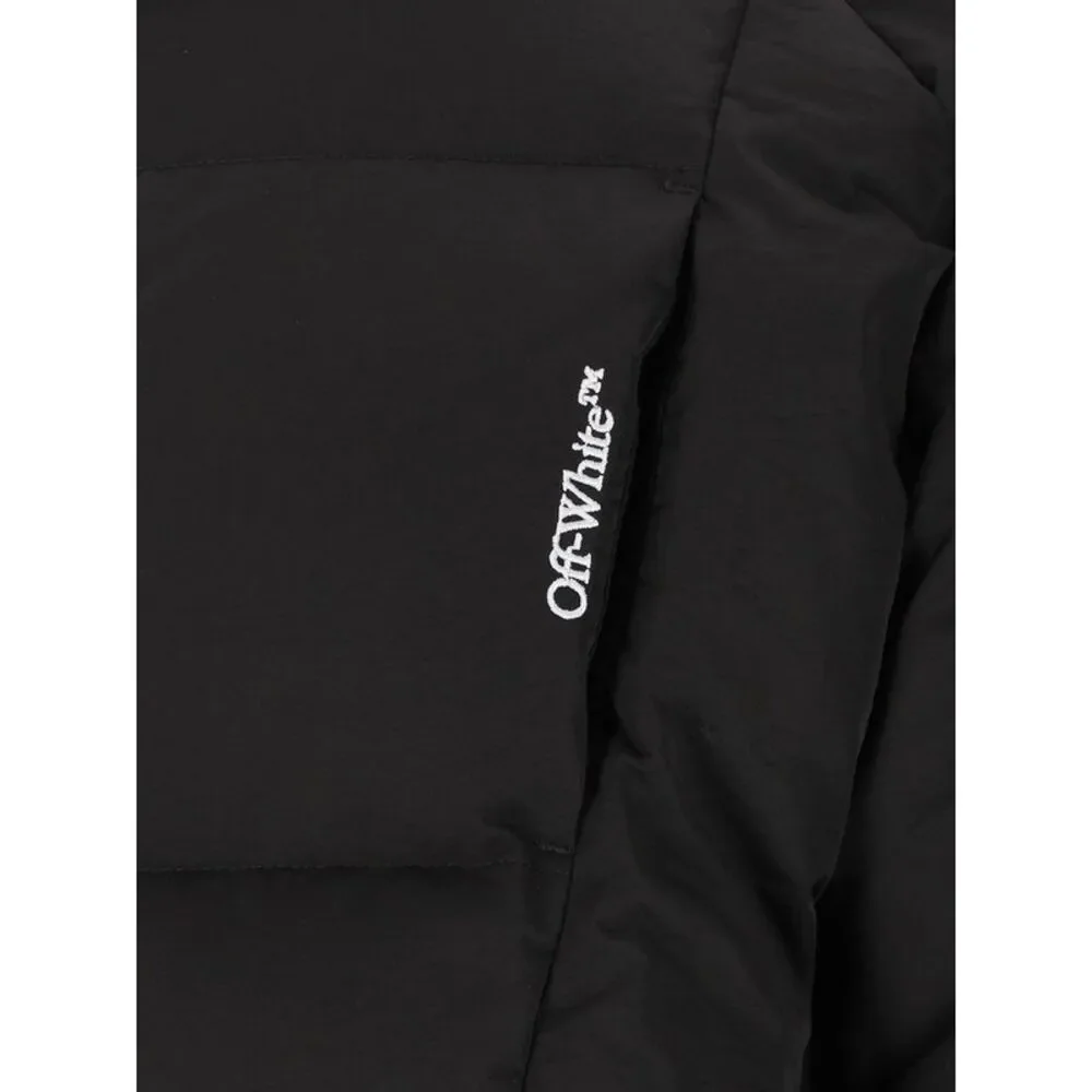 Off-White Men Down Jacket With Hood